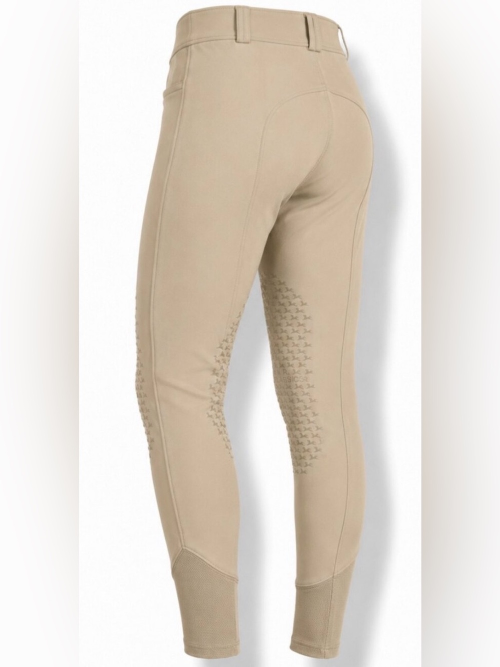 🏇 RJ Classics Harper Beige Knee Patch Riding Breeches Size 32R